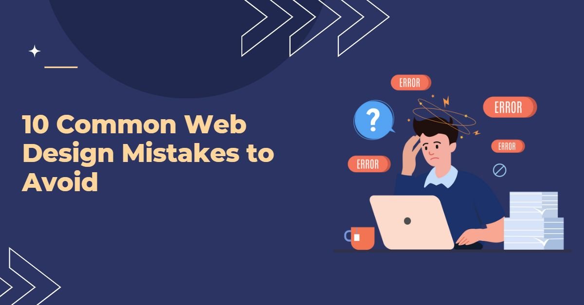 common web design mistakes to Avoid